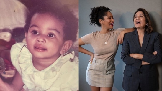 Masaba Gupta shares a picture from her childhood. 