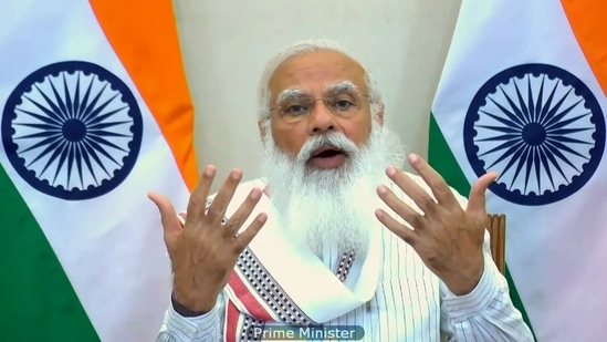PM Modi met the chief ministers of the northeastern states virtually and expressed concerns about people rushing to tourist spots and marketplaces. (ANI Photo) PM Modi met the chief ministers of the northeastern states virtually and expressed concerns about people rushing to tourist spots and marketplaces. (ANI Photo)