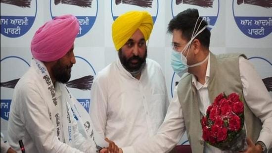 Grewal left AAP ahead of the 2019 Lok Sabha elections and joined Congress as the party’s state general secretary. (ANI)