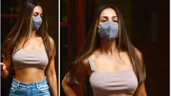 Malaika Arora in crop top and ripped denims is a mood, Masaba Gupta calls her hot(Instagram/@malaikaaroraofficial)