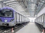 West Bengal govermment has decided to allow Kolkata Metro to run five days a week with 50% passenger seating capacity in its revised Covid-19 guidelines.(File photo) West Bengal govermment has decided to allow Kolkata Metro to run five days a week with 50% passenger seating capacity in its revised Covid-19 guidelines.(File photo)