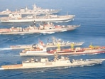 While India has suffered from sea blindness over the years with land-based security doctrines, historically and geostrategically, it has 7,000km of coastline and over 2 million km of exclusive economic zone.(ANI Twitter. Representative image) While India has suffered from sea blindness over the years with land-based security doctrines, historically and geostrategically, it has 7,000km of coastline and over 2 million km of exclusive economic zone.(ANI Twitter. Representative image)
