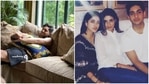 Shweta Bachchan with her children--son Agastya Nanda and daughter Navya Naveli Nanda. Shweta Bachchan with her children--son Agastya Nanda and daughter Navya Naveli Nanda.