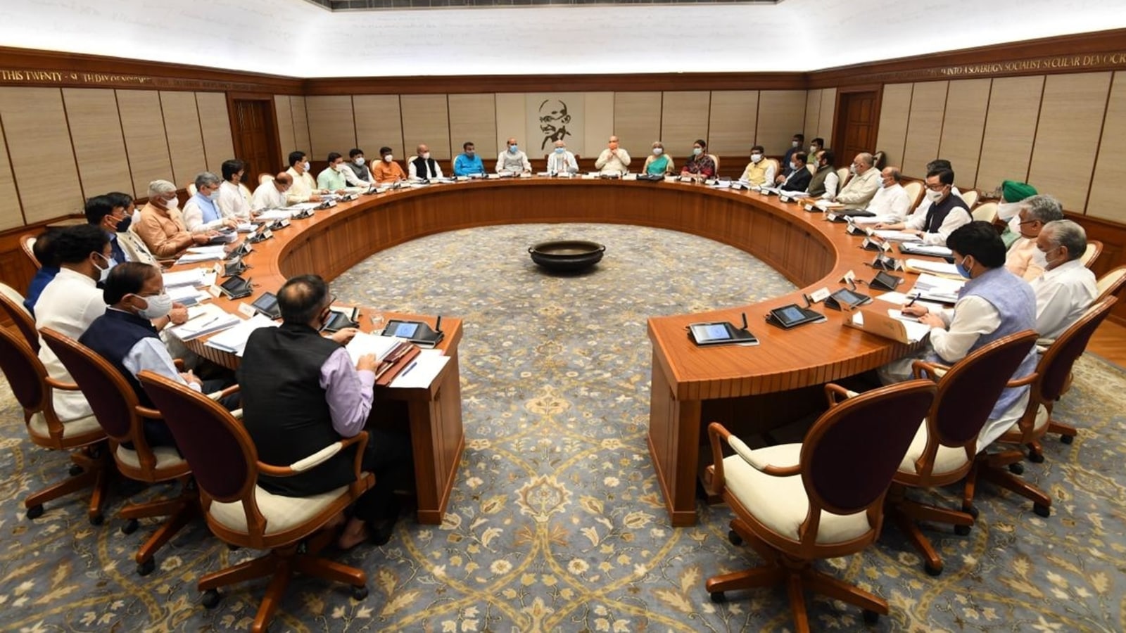 pm-modi-chairs-in-person-union-cabinet-meeting-today-after-more-than-a