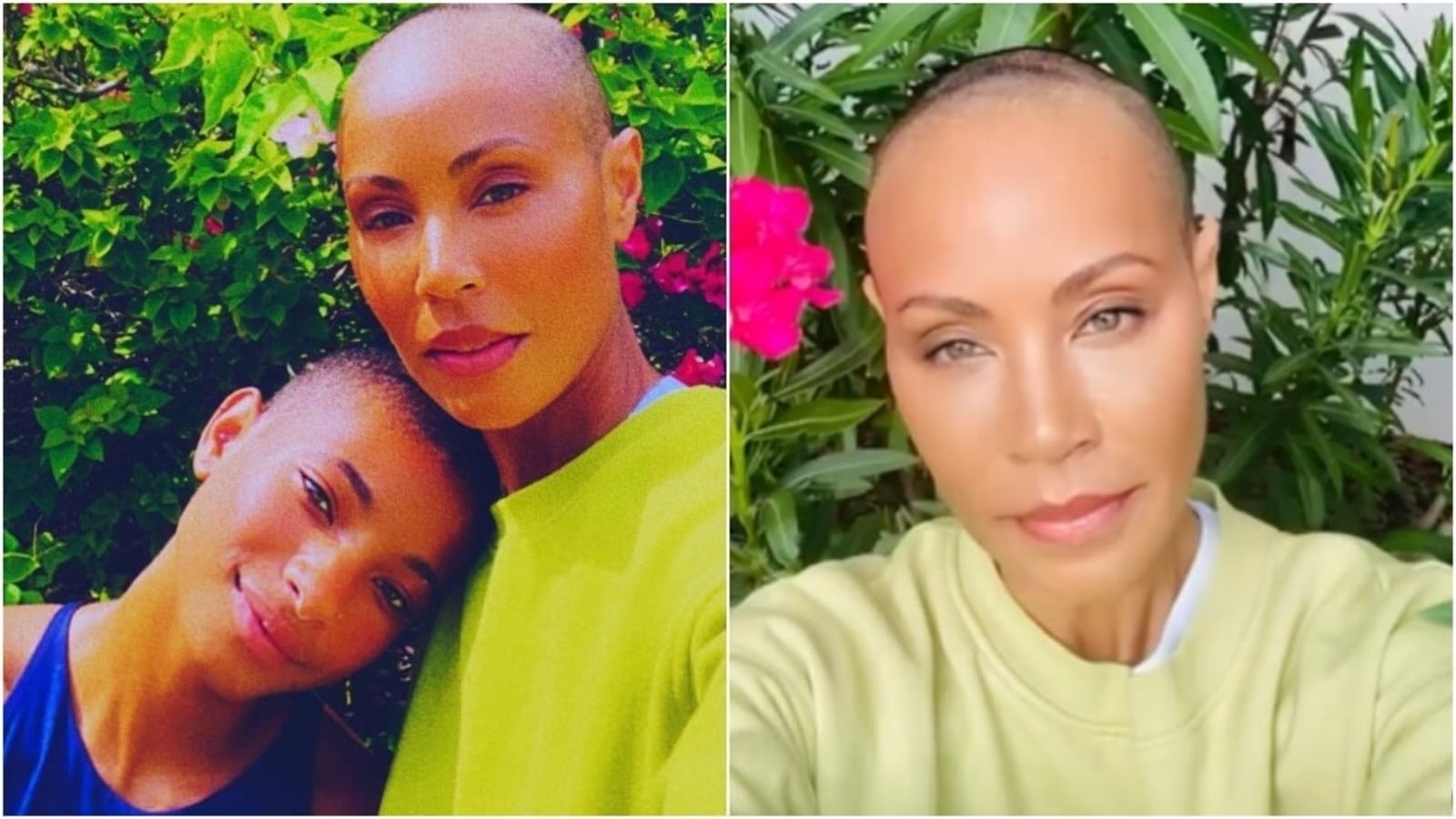 Jada Pinkett Smith goes bald after getting inspired by daughter Willow Smith:  It's time to let go - Hindustan Times