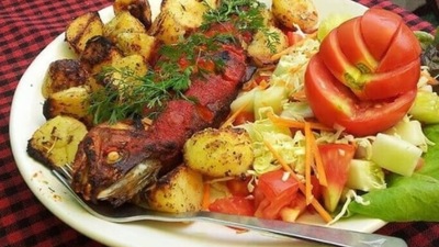 Kullu Trout fish (Kullu): The trout fish is marinated with minimal spices to keep the flavour of the fish intact and is served with boiled vegetables.  (Instagram/@thehimalayan_diary)