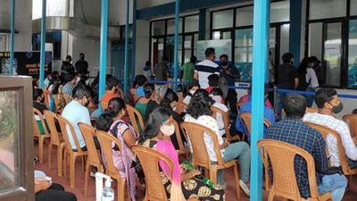 Beneficiaries wait to get a dose of Covid-19 vaccine in south Goa district. (File photo) Beneficiaries wait to get a dose of Covid-19 vaccine in south Goa district. (File photo)