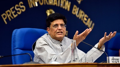 Union minister Piyush Goyal. (Sanjeev Verma/HT Photo) Union minister Piyush Goyal. (Sanjeev Verma/HT Photo)