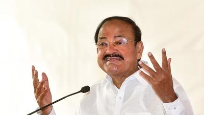 Bengaluru: Vice President M Venkaiah Naidu speaks during the inauguration of the Environmental Test facility at the Centre for Research and Education in Science & Technology in Hosakote, near Bengaluru, Tuesday, Dec. 29, 2020. (PTI Photo/Shailendra Bhojak) (PTI29-12-2020_000093B) (PTI)