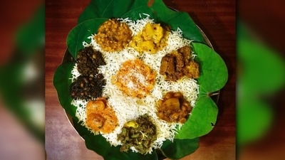 Dhaam (Manali, Chamba): Dhaam is a royal feast which was earlier prepared for the King’s guests. This vegetarian dish is now served by locals on special occasions. (Instagram/@ravidhingra) Dhaam (Manali, Chamba): Dhaam is a royal feast which was earlier prepared for the King’s guests. This vegetarian dish is now served by locals on special occasions. (Instagram/@ravidhingra)
