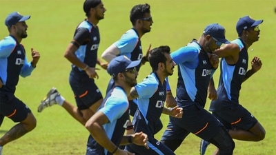 The Indian cricket team training in Sri Lanka. (BCCI)