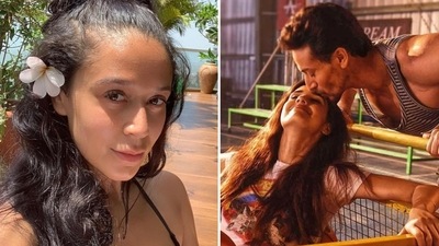 Krishna Shroff said that she got emotional while watching Baaghi 2. Krishna Shroff said that she got emotional while watching Baaghi 2.