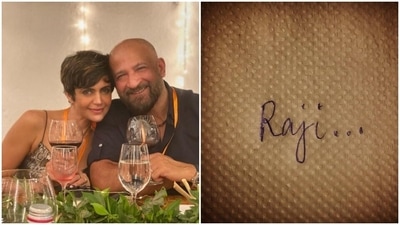 Mandira Bedi with late husband Raj Kaushal. Mandira Bedi with late husband Raj Kaushal.