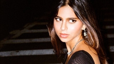Suhana Khan wore a black dress in a new picture of hers that was shared on Instagram. Suhana Khan wore a black dress in a new picture of hers that was shared on Instagram.