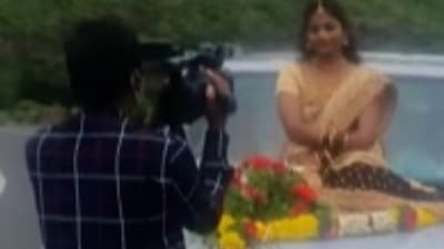 A screenshot of the viral video