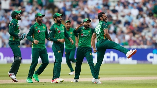 Pakistan cricket team during third ODI against England at Edgbaston(Action Images via Reuters)