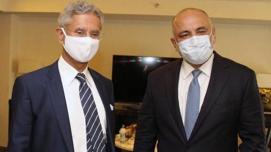 Afghanistan Foreign Minister Mohammad Haneef Atmar met Indian External Affairs Minister S Jaishankar, in Dushanbe on Tuesday. Afghanistan Foreign Minister Mohammad Haneef Atmar met Indian External Affairs Minister S Jaishankar, in Dushanbe on Tuesday.