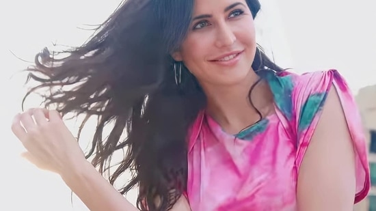 The Bharat actor posted the video of herself to her Instagram with the caption, "Cover me in (sun emoji)" (Instagram)