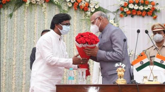 Ramesh Bais took oath as the 10th governor of Jharkhand on Wednesday in capital Ranchi. (HT Photo) Ramesh Bais took oath as the 10th governor of Jharkhand on Wednesday in capital Ranchi. (HT Photo)