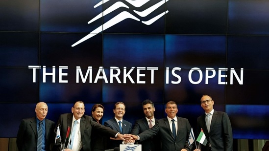 The United Arab Emirates opened its embassy in Israel, housed in Tel Aviv's new stock exchange building.(AFP) The United Arab Emirates opened its embassy in Israel, housed in Tel Aviv's new stock exchange building.(AFP)