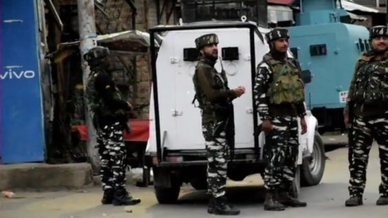 The joint cordon and search operation was launched after information by police, an army spokesman said.(ANI/Twitter)