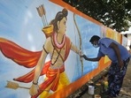 Engineers are working on the foundation of the temple and it is likely to be completed by September 15. The second phase of the work is likely to start in November.(Deepak Gupta/Hindustan Times) Engineers are working on the foundation of the temple and it is likely to be completed by September 15. The second phase of the work is likely to start in November.(Deepak Gupta/Hindustan Times)