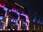 The external facade dons a state-of-the-art theme-based lighting that can be changed daily to make the ambience more delightful, the Union railways ministry said.(ANI) The external facade dons a state-of-the-art theme-based lighting that can be changed daily to make the ambience more delightful, the Union railways ministry said.(ANI)