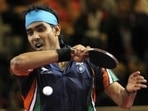 File image of Sharath Kamal.(PTI) File image of Sharath Kamal.(PTI)