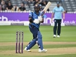 Sri Lanka's Kusal Perera might miss India series due to an injury(AP) Sri Lanka's Kusal Perera might miss India series due to an injury(AP)