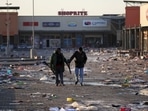 The looting and violence started off as a protest against the 15-month imprisonment of the former president of South Africa Jacob Zuma – also of Zulu descent, for contempt of court. (REUTERS/Siphiwe Sibeko)