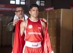 Toofaan movie review: Farhan Akhtar and Paresh Rawal in a still from the movie. Toofaan movie review: Farhan Akhtar and Paresh Rawal in a still from the movie.