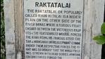 One of the plaques at Rakta Talai in Rajsamand, Rajasthan. (Sourced) One of the plaques at Rakta Talai in Rajsamand, Rajasthan. (Sourced)