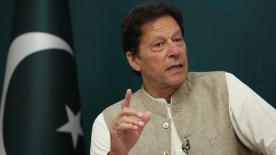 Prime Minister Imran Khan had a telephonic conversation with Afghanistan's former president Hamid Karzai and invited him to attend the conference. (REUTERS)