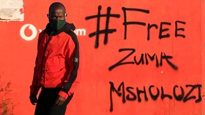 The South African government has sought to deploy around 25,000 troops to curb unrest, amid fears of food and fuel shortages. (REUTERS)