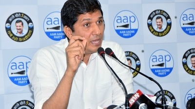 "Milestone of 100,000 signatures reached by AAP in its ongoing signature campaign against BJP-ruled MCD’s harsh new policies and increase in taxes," AAP’s chief spokesperson Saurabh Bhardwaj said. (ANI) "Milestone of 100,000 signatures reached by AAP in its ongoing signature campaign against BJP-ruled MCD’s harsh new policies and increase in taxes," AAP’s chief spokesperson Saurabh Bhardwaj said. (ANI)