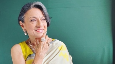 Tanuja was making an appearance at the Super Dancer Chapter 4 dance reality television show, and Tanishaa uploaded the images captioned, "Hai yeh adaa!" (Instagram) Tanuja was making an appearance at the Super Dancer Chapter 4 dance reality television show, and Tanishaa uploaded the images captioned, "Hai yeh adaa!" (Instagram)