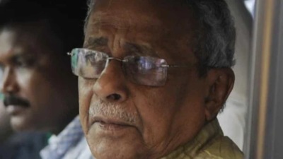 The Trinamool Congress request to remove Sisir Adhikari was sent on May 17, a fortnight after his eldest son Suvendu defeated Mamata Banerjee from the Nandigram seat by 1,958 votes. (SubhankarChakraborty/HT PHOTO) The Trinamool Congress request to remove Sisir Adhikari was sent on May 17, a fortnight after his eldest son Suvendu defeated Mamata Banerjee from the Nandigram seat by 1,958 votes. (SubhankarChakraborty/HT PHOTO)