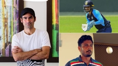 Kaif picks between Samson &amp; Kishan as India keeper for SL series (HT Collage)