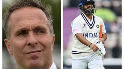 Michael Vaughan has commented on the developing situation in England. (File)