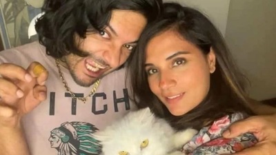 Ali Fazal and Richa Chadha worked together in the Fukrey films.