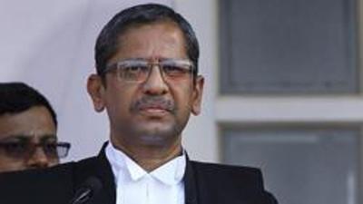 **EDS: FILE PHOTO** New Delhi: In this file photo dated Sept. 2, 2013, Supreme Court Judge Justice NV Ramana. Justice NV Ramana was appointed as the next Chief Justice of India by President Ram Nath Kovind on Tuesday, April 6, 2021. (PTI Photo/Kamal Kishore)(PTI04_06_2021_000241B) (PTI) **EDS: FILE PHOTO** New Delhi: In this file photo dated Sept. 2, 2013, Supreme Court Judge Justice NV Ramana. Justice NV Ramana was appointed as the next Chief Justice of India by President Ram Nath Kovind on Tuesday, April 6, 2021. (PTI Photo/Kamal Kishore)(PTI04_06_2021_000241B) (PTI)