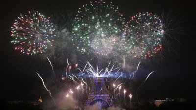 This day marks the fall of Bastille when an angry mob stormed and captured the military fortress and prison on July 14, 1789, signalling the beginning of the French Revolution. Here's how France marked its national day.  (Photo by GEOFFROY VAN DER HASSELT/AFP)
