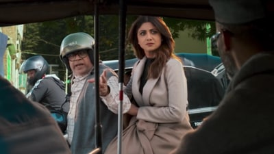 Shilpa Shetty and Paresh Rawal play a married couple in Hungama 2. Shilpa Shetty and Paresh Rawal play a married couple in Hungama 2.