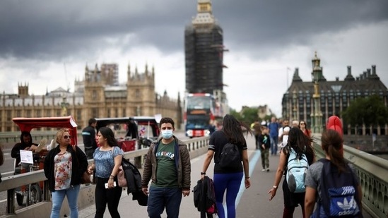 Data showed that 46.1 million people have had a first dose of the vaccine and 35.3 million have had two. (Reuters)