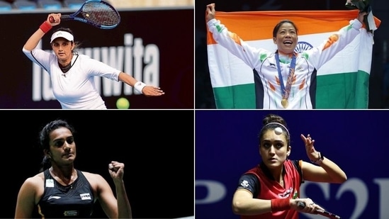 Indian athletes who booked a place at Tokyo Olympics 2020(HT Collage)