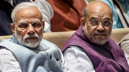 Prime Minister Narendra Modi and home minister Amit Shah.