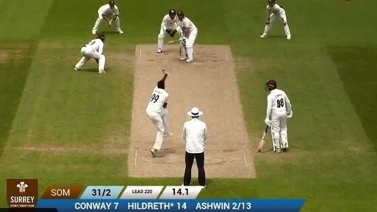 Watch video of Ashwin's six wickets in County Championship