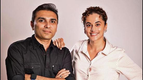 For her new business venture, actor Taapsee Pannu has joined forces with Pranjal Khandhdiya, a content creator and producer for over 20 years.