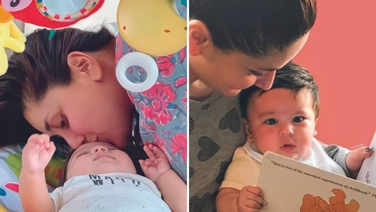 Kareena Kapoor’s fan clubs have shared pictures of her with two babies, who they claim are Taimur Ali Khan and Jeh.