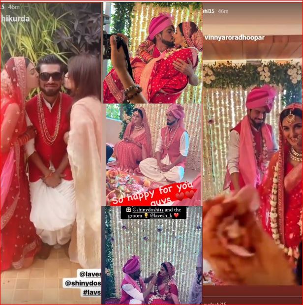 A glimpse of Shiny Doshi's wedding in pictures.